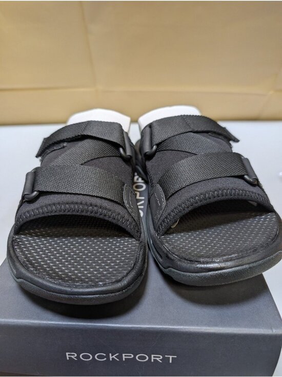 Rockport Trail Technique Men’s Black Hook & Loop Slide Sandals Size 7.5 NEW main image 9